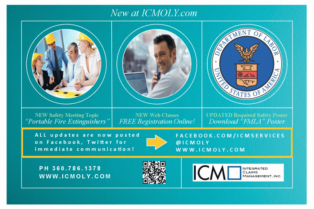 FMLA, Web Class, Safety Mtg Topic Alert 3-2013