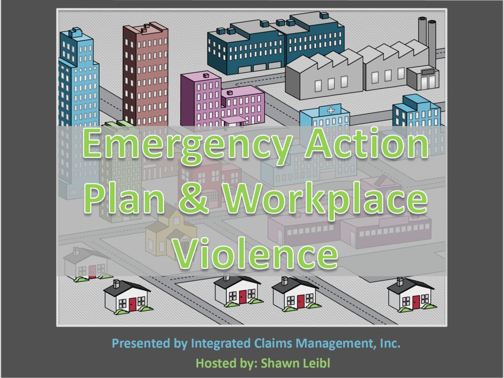 Workplace Violence and Emergency Response Plan Webinar Integrated