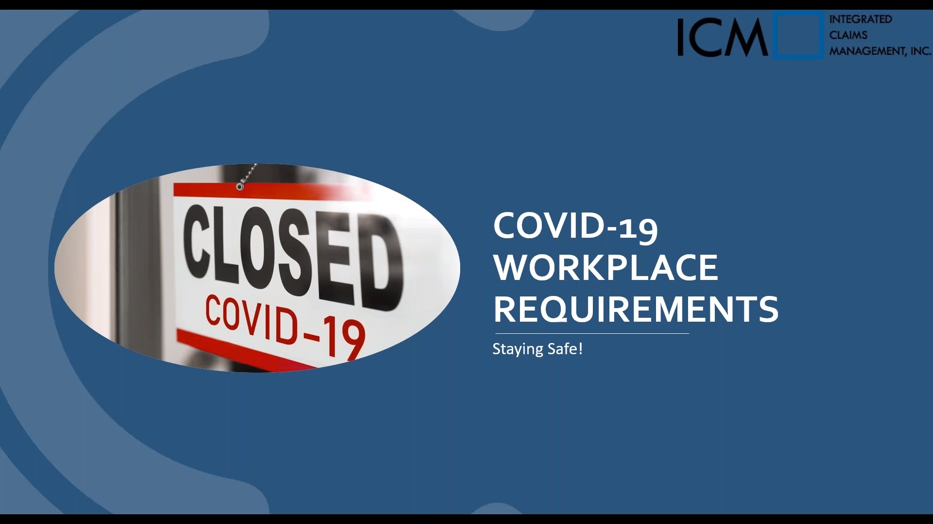 COVID-19 Workplace Requirements title page